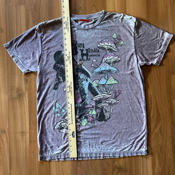 NWOT Distressed Jimi Hendrix Experience T-Shirt size Small. - Picture 2 of 5